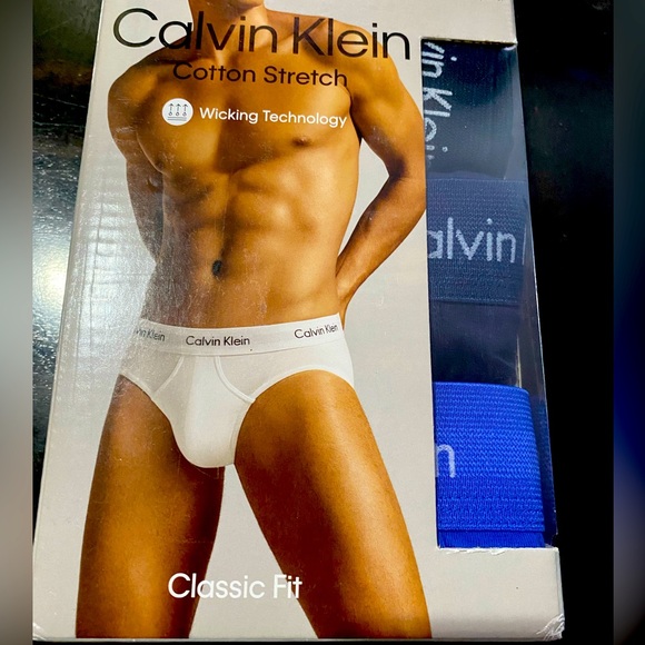 Calvin Klein 3 Hip Briefs Cotton Stretch Classic Fit Size XXL - Picture 6 of 7